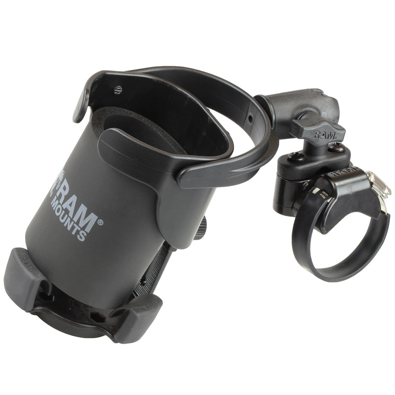 RAP-B-417-200-1-231Z-2NUBU:RAP-B-417-200-1-231Z-2NUBU_1:RAM® Level Cup™ XL 32oz Drink Holder with Large Strap Clamp Base
