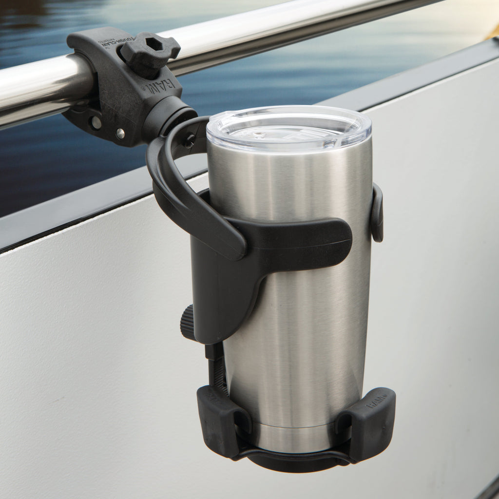 RAP-B-417-400U:RAP-B-417-400U_1:RAM® Level Cup™ XL 32oz Drink Holder with RAM® Tough-Claw™