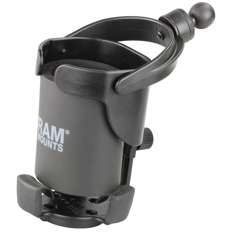 RAP-B-417BU:RAP-B-417BU_1:RAM® Level Cup™ XL 32oz Drink Holder with Ball