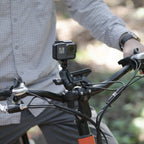 RAP-B-460-A-GOP1U:RAP-B-460-A-GOP1U_1:RAM® Tough-Strap™ Double Ball Mount with Universal Action Camera Adapter