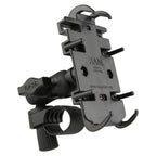 RAP-B-460-A-PD3U:RAP-B-460-A-PD3U_1:RAM® Quick-Grip™ Phone Mount with RAM® Tough-Strap™ Handlebar Base