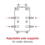 RAP-B-460-A-PD3U:RAP-B-460-A-PD3U_1:RAM® Quick-Grip™ Phone Mount with RAM® Tough-Strap™ Handlebar Base