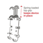 RAP-B-460-A-PD4U:RAP-B-460-A-PD4U_1:RAM® Quick-Grip™ XL Phone Mount with RAM® Tough-Strap™ Handlebar Base