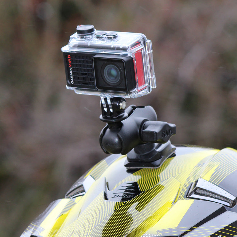 RAP-B-GOP2-A-GOP1U:RAP-B-GOP2-A-GOP1U_1:RAM® Ball Adapter for GoPro® Bases with Universal Action Camera Adapter