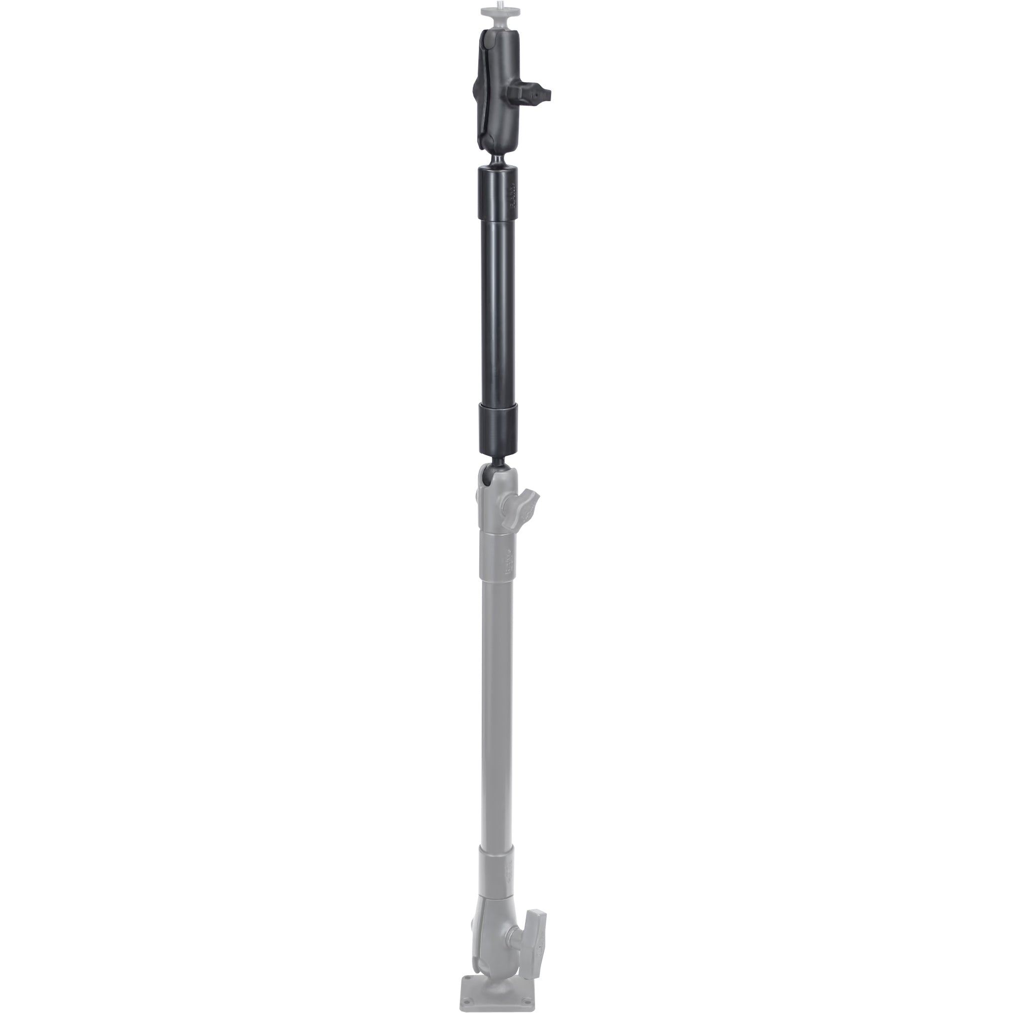 RAP-BB-230-14-201U:RAP-BB-230-14-201U_1:RAM® 14" PVC Pipe Extension with Ball Ends & Double Socket Arm