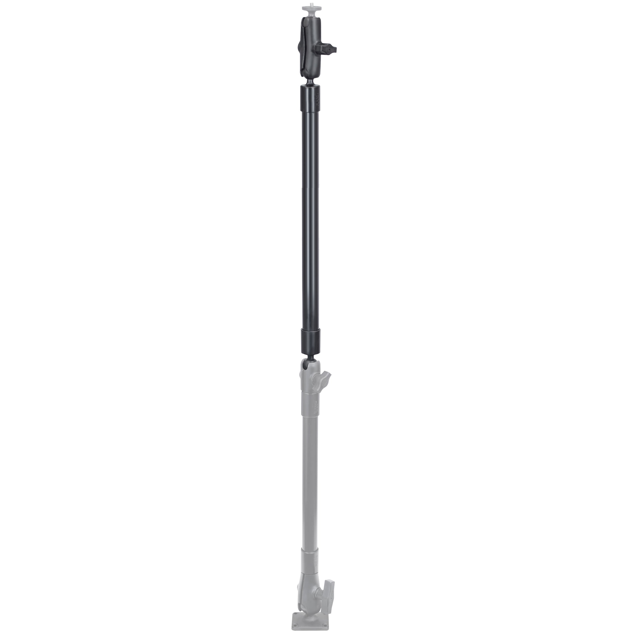 RAP-BB-230-24-201U:RAP-BB-230-24-201U_1:RAM® 24" PVC Pipe Extension with Ball Ends & Double Socket Arm