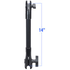 RAP-CB-201-14U:RAP-CB-201-14U_1:RAM® 14" PVC Pipe Extension with B Size & C Size Socket Arms