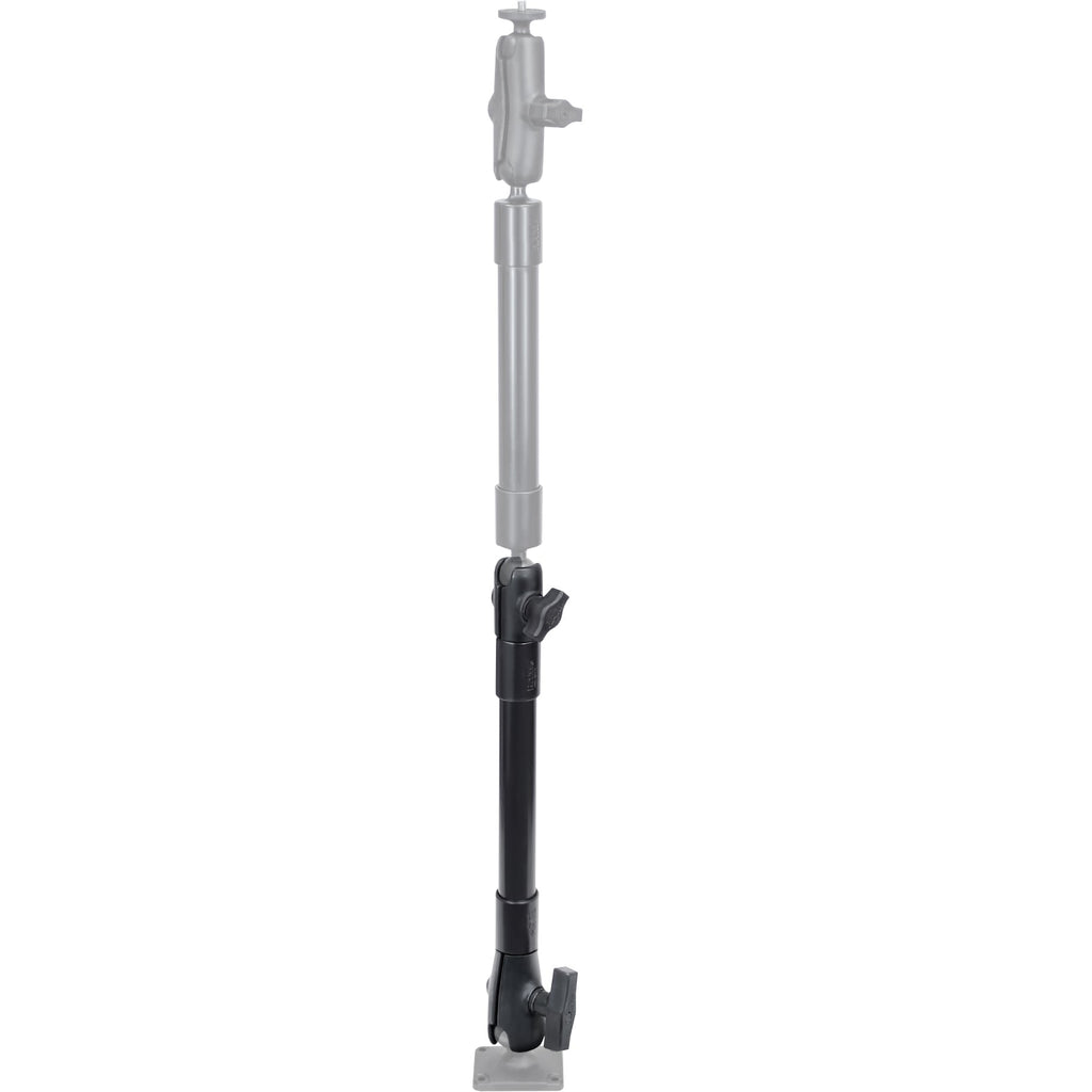 RAP-CB-201-14U:RAP-CB-201-14U_1:RAM® 14" PVC Pipe Extension with B Size & C Size Socket Arms