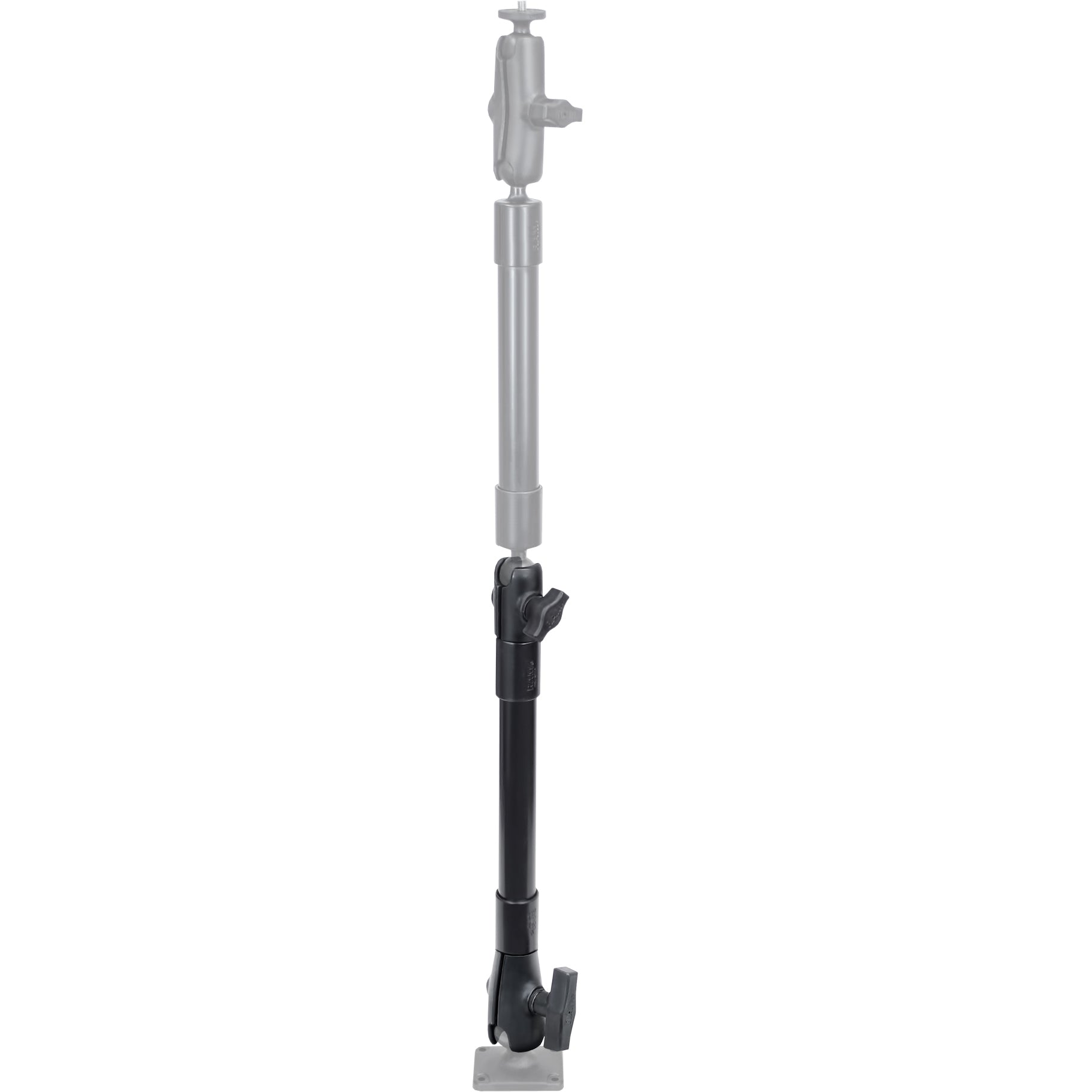 RAP-CB-201-14U:RAP-CB-201-14U_1:RAM® 14" PVC Pipe Extension with B Size & C Size Socket Arms