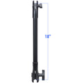 RAP-CB-201-18U:RAP-CB-201-18U_1:RAM® 18" PVC Pipe Extension with B Size & C Size Socket Arms