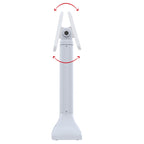 RAP-D11-14-V100-GRY:RAP-D11-14-V100-GRY_1:RAM® 14" Pedestal Mount with 100mm & 75mm VESA Patterns - Gray