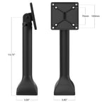 RAP-D11-14-V100:RAP-D11-14-V100_1:RAM® 14" Pedestal Mount with 100mm & 75mm VESA Patterns