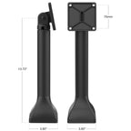 RAP-D11-14-V75:RAP-D11-14-V75_1:RAM® 14" Pedestal Mount with 75mm VESA Pattern