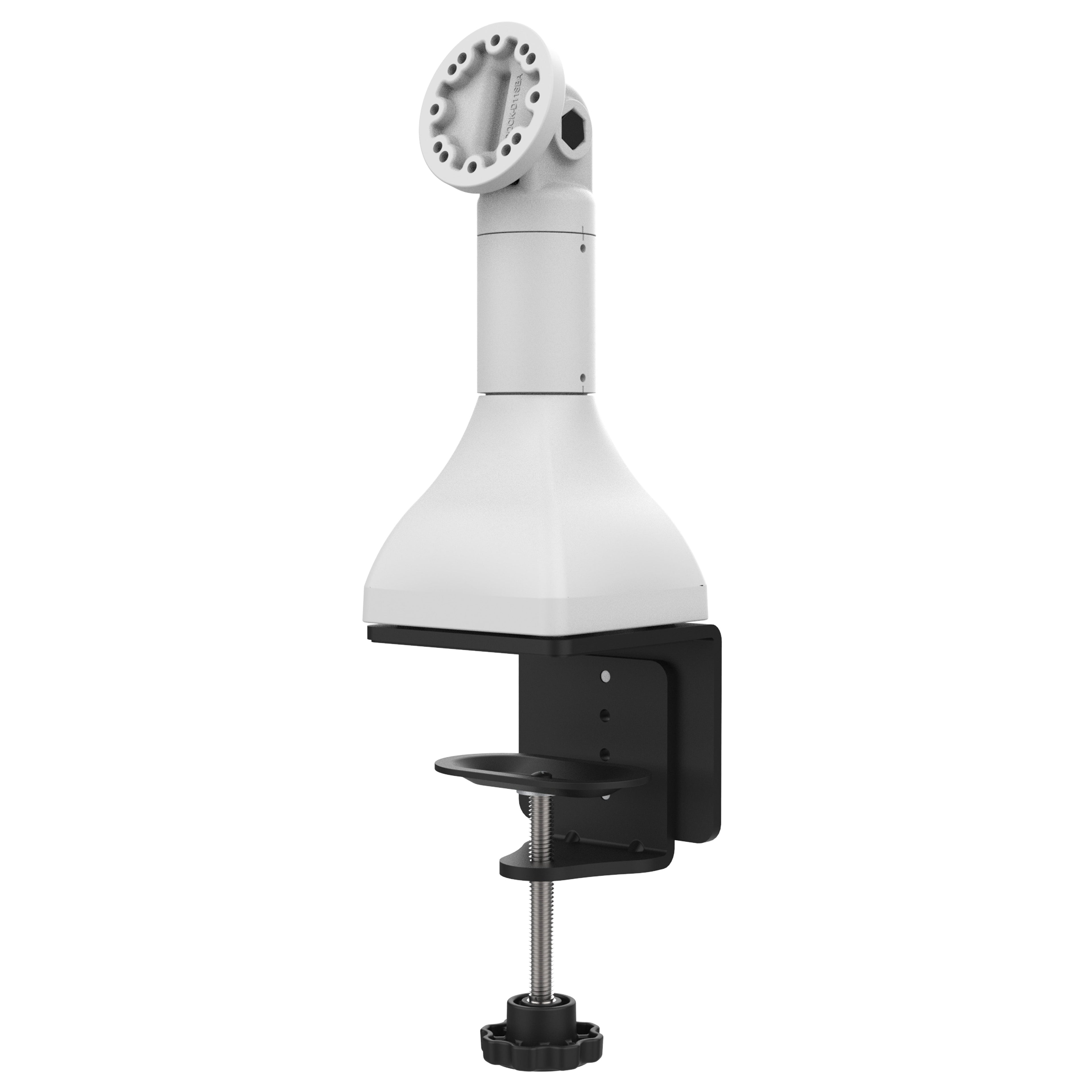 RAP-D11-7-SBA-GRY-CC1:RAP-D11-7-SBA-GRY-CC1_1:RAM® 7" Pedestal Mount with AMPS Pattern & C-Clamp Base - Gray