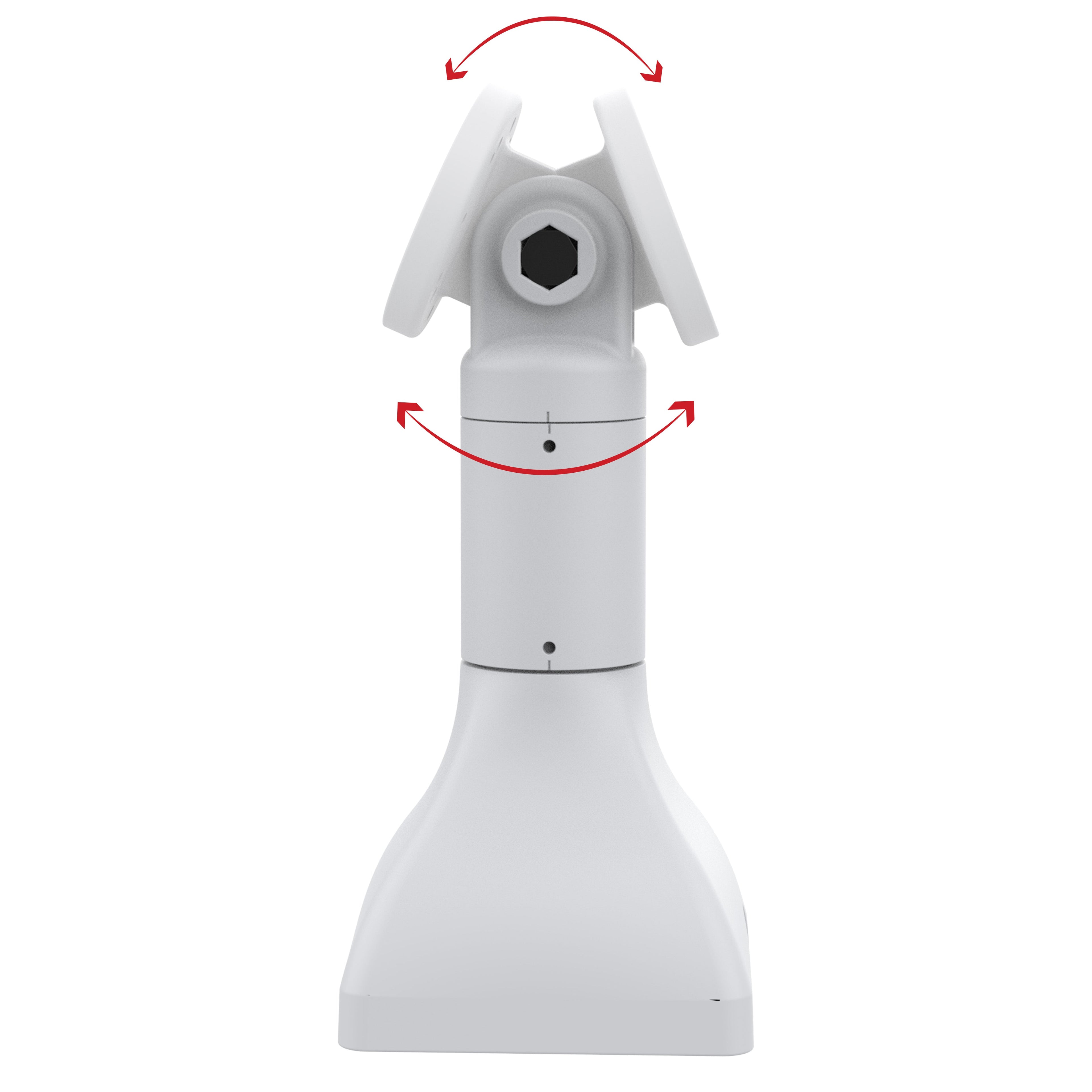 RAP-D11-7-SBA-GRY:RAP-D11-7-SBA-GRY_1:RAM® 7" Pedestal Mount with AMPS Pattern - Gray
