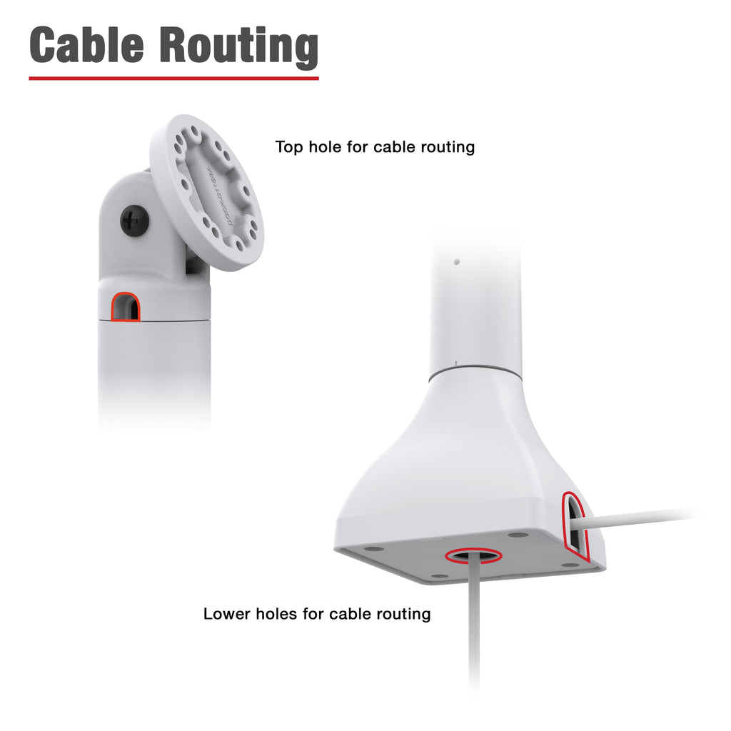 RAP-D11-7-SBA-GRY:RAP-D11-7-SBA-GRY_1:RAM® 7" Pedestal Mount with AMPS Pattern - Gray