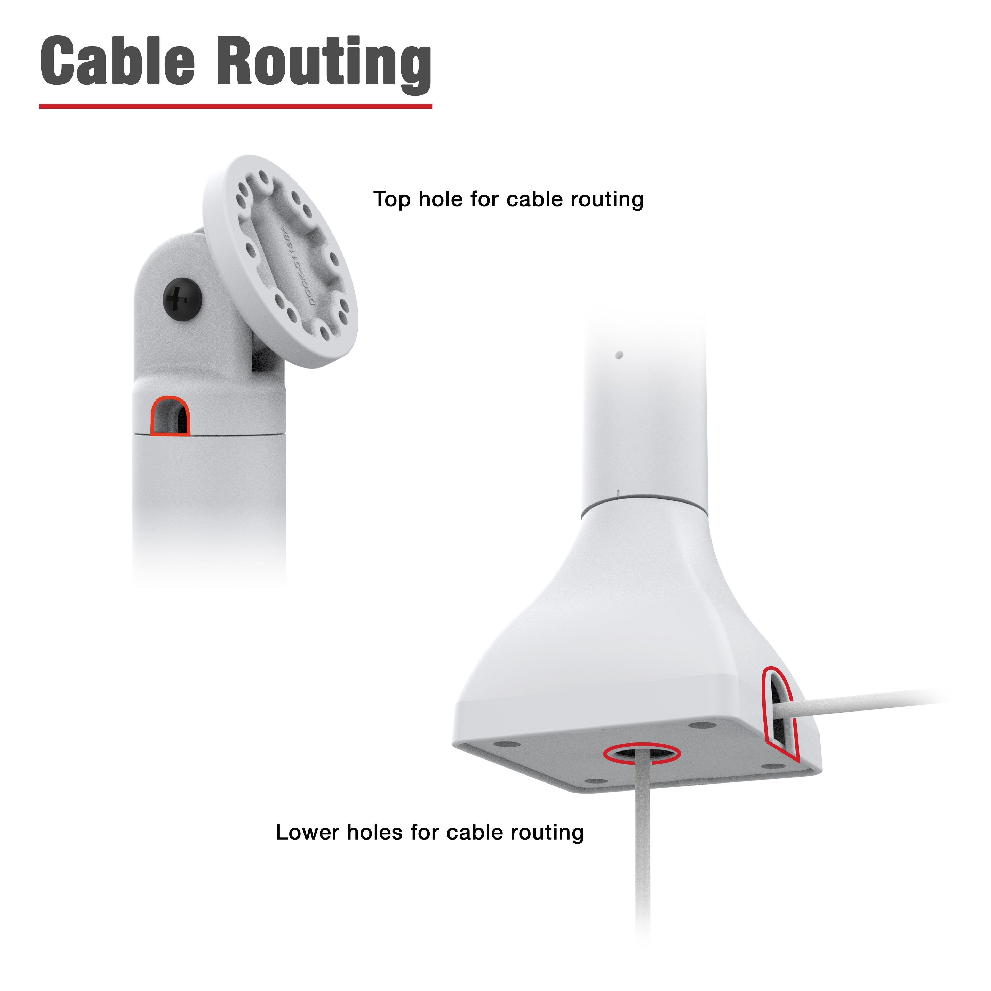 RAP-D11-7-SBA-GRY:RAP-D11-7-SBA-GRY_1:RAM® 7" Pedestal Mount with AMPS Pattern - Gray