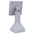 RAP-D11-7-V100-GRY:RAP-D11-7-V100-GRY_1:RAM® 7" Pedestal Mount with 100mm & 75mm VESA Patterns - Gray