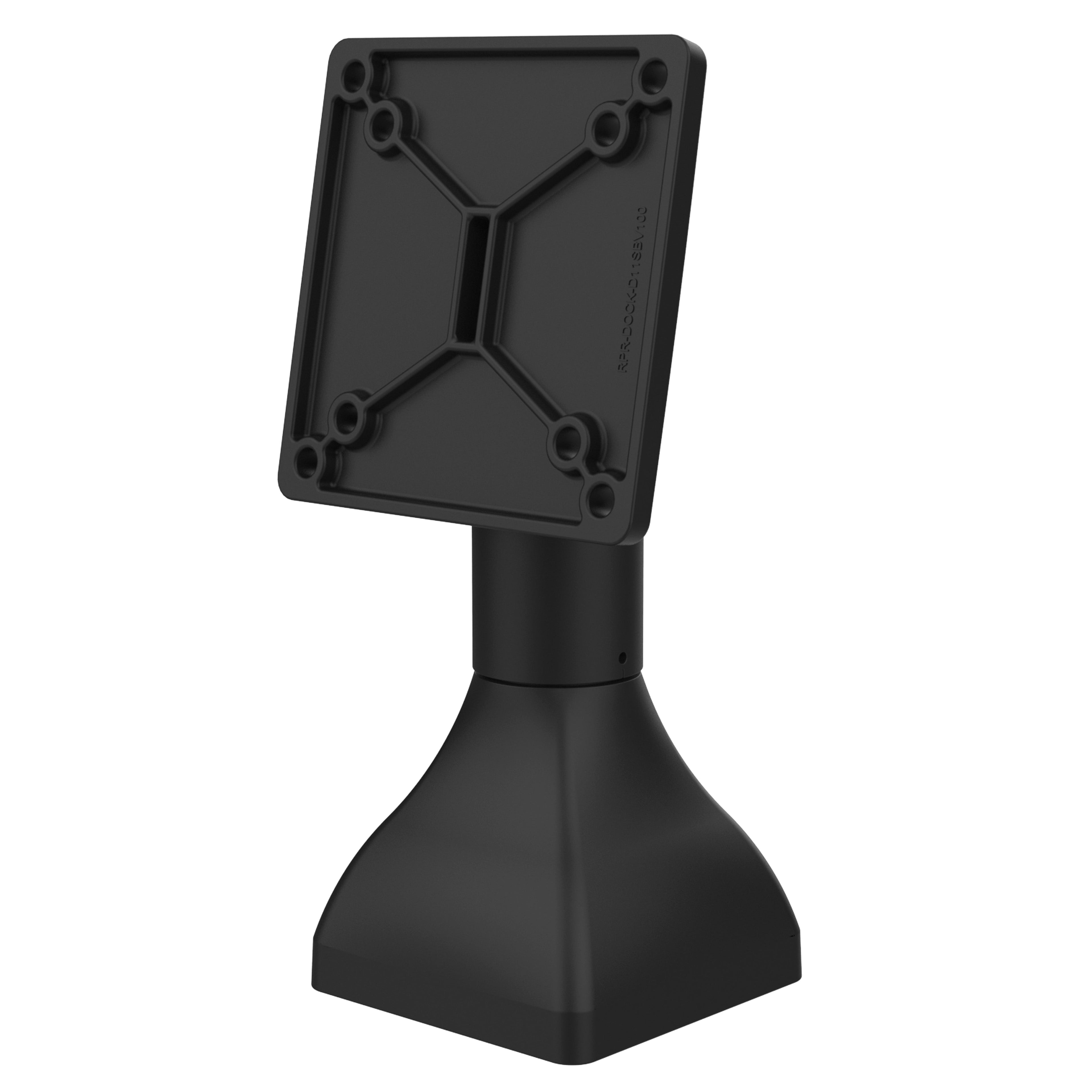 RAP-D11-7-V100:RAP-D11-7-V100_1:RAM® 7" Pedestal Mount with 100mm & 75mm VESA Patterns