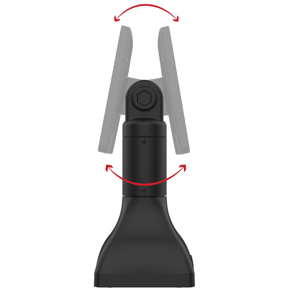 RAP-D11-7-V100:RAP-D11-7-V100_1:RAM® 7" Pedestal Mount with 100mm & 75mm VESA Patterns