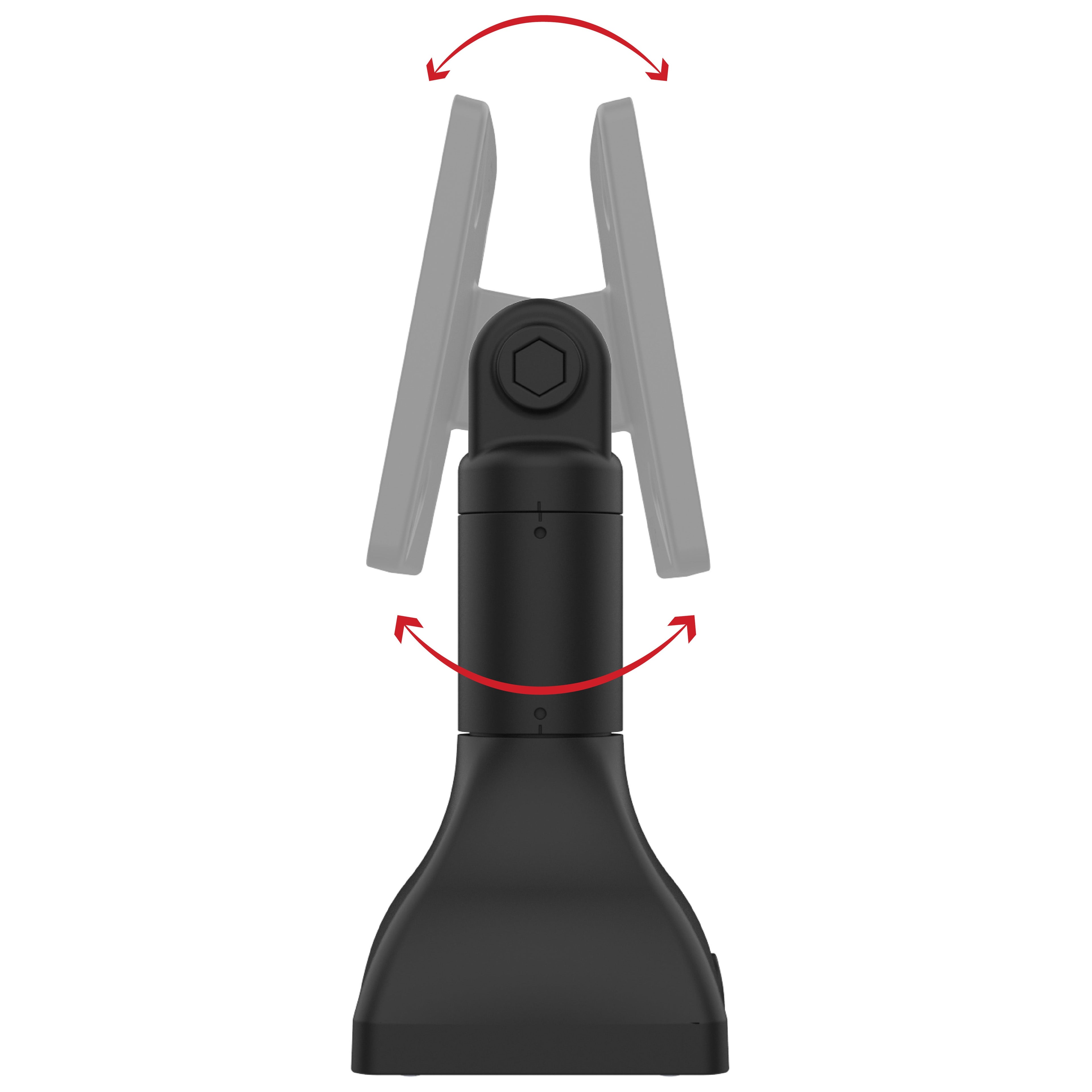 RAP-D11-7-V100:RAP-D11-7-V100_1:RAM® 7" Pedestal Mount with 100mm & 75mm VESA Patterns