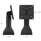 RAP-D11-7-V100:RAP-D11-7-V100_1:RAM® 7" Pedestal Mount with 100mm & 75mm VESA Patterns