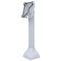 RAP-D11H-14-V100-GRY:RAP-D11H-14-V100-GRY_1:RAM® 14" Pedestal Mount with 100mm & 75mm VESA & Cable Routing - Gray