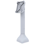 RAP-D11H-14-V100-GRY:RAP-D11H-14-V100-GRY_1:RAM® 14" Pedestal Mount with 100mm & 75mm VESA & Cable Routing - Gray