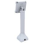 RAP-D11H-14-V100-GRY:RAP-D11H-14-V100-GRY_1:RAM® 14" Pedestal Mount with 100mm & 75mm VESA & Cable Routing - Gray