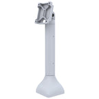 RAP-D11H-14-V75-GRY:RAP-D11H-14-V75-GRY_1:RAM® 14" Pedestal Mount with 75mm VESA & Cable Routing - Gray