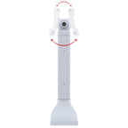 RAP-D11H-14-V75-GRY:RAP-D11H-14-V75-GRY_1:RAM® 14" Pedestal Mount with 75mm VESA & Cable Routing - Gray