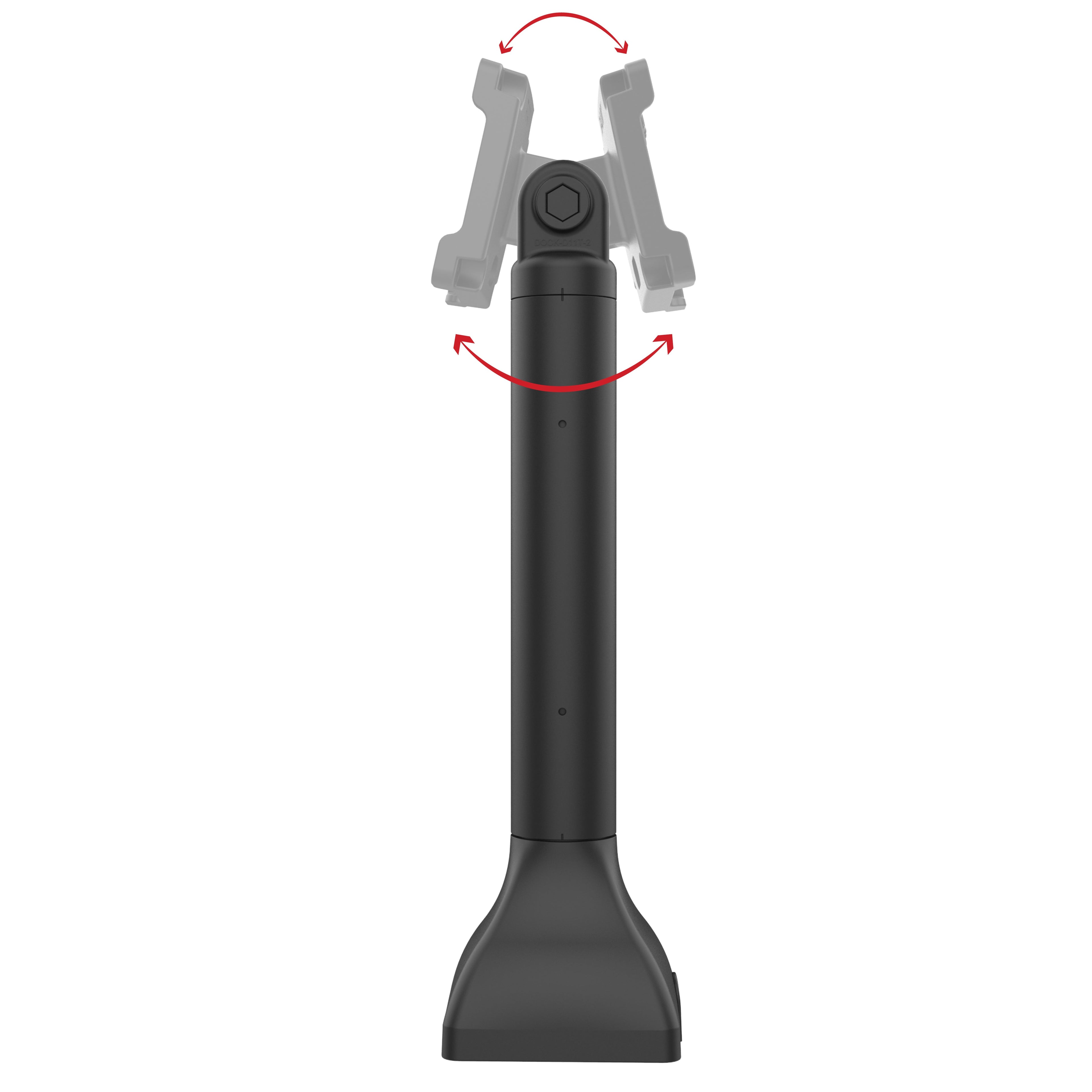 RAP-D11H-14-V75:RAP-D11H-14-V75_1:RAM® 14" Pedestal Mount with 75mm VESA & Cable Routing