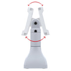 RAP-D11H-7-V100-GRY:RAP-D11H-7-V100-GRY_1:RAM® 7" Pedestal Mount with 100mm & 75mm VESA & Cable Routing - Gray