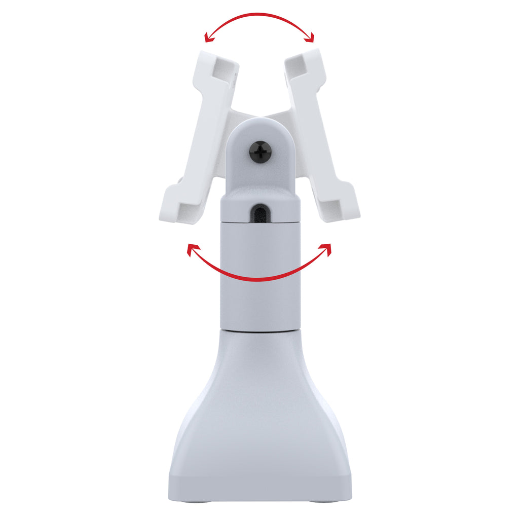 RAP-D11H-7-V75-GRY:RAP-D11H-7-V75-GRY_1:RAM® 7" Pedestal Mount with 75mm VESA & Cable Routing - Gray