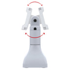 RAP-D11H-7-V75-GRY:RAP-D11H-7-V75-GRY_1:RAM® 7" Pedestal Mount with 75mm VESA & Cable Routing - Gray