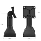 RAP-D11H-7-V75:RAP-D11H-7-V75_1:RAM® 7" Pedestal Mount with 75mm VESA & Cable Routing