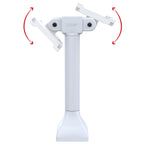 RAP-D11H2-14-V100-GRY:RAP-D11H2-14-V100-GRY_1:RAM® 14" Pedestal Mount with Dual 100mm VESA Adapters - Gray