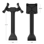 RAP-D11H2-14-V100:RAP-D11H2-14-V100_1:RAM® 14" Pedestal Mount with Dual 100mm VESA Adapters