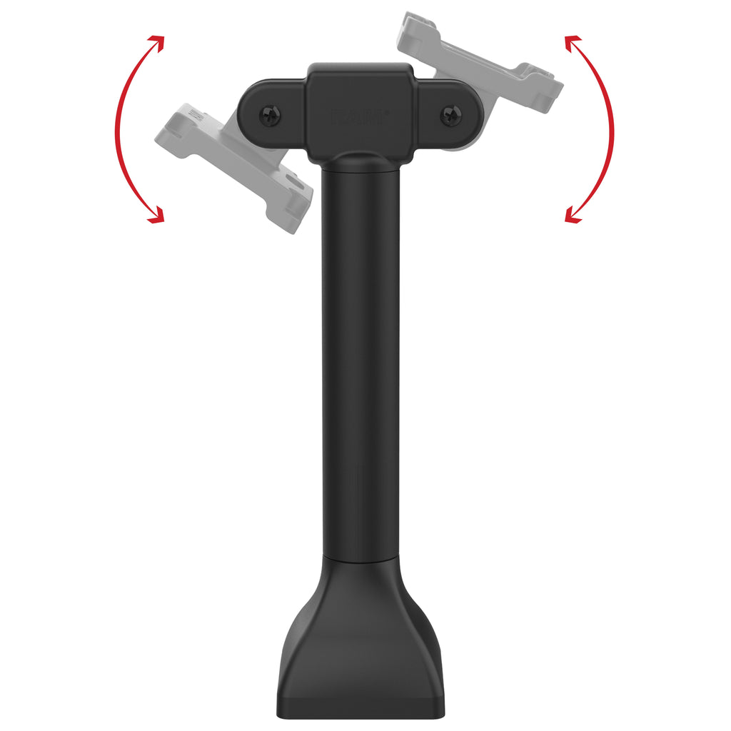 RAP-D11H2-14-V75:RAP-D11H2-14-V75_1:RAM® 14" Pedestal Mount with Dual 75mm VESA Adapters