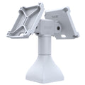 RAP-D11H2-7-V100-GRY:RAP-D11H2-7-V100-GRY_1:RAM® 7" Pedestal Mount with Dual 100mm VESA Adapters - Gray