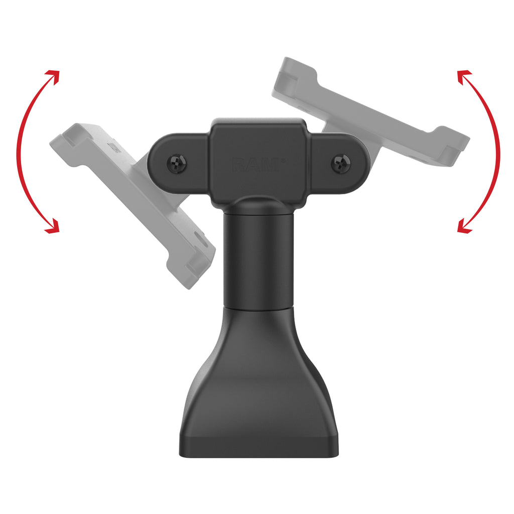 RAP-D11H2-7-V100:RAP-D11H2-7-V100_1:RAM® 7" Pedestal Mount with Dual 100mm VESA Adapters