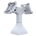 RAP-D11H2-7-V75-GRY:RAP-D11H2-7-V75-GRY_1:RAM® 7" Pedestal Mount with Dual 75mm VESA Adapters - Gray