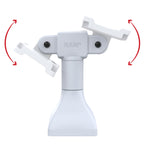 RAP-D11H2-7-V75-GRY:RAP-D11H2-7-V75-GRY_1:RAM® 7" Pedestal Mount with Dual 75mm VESA Adapters - Gray