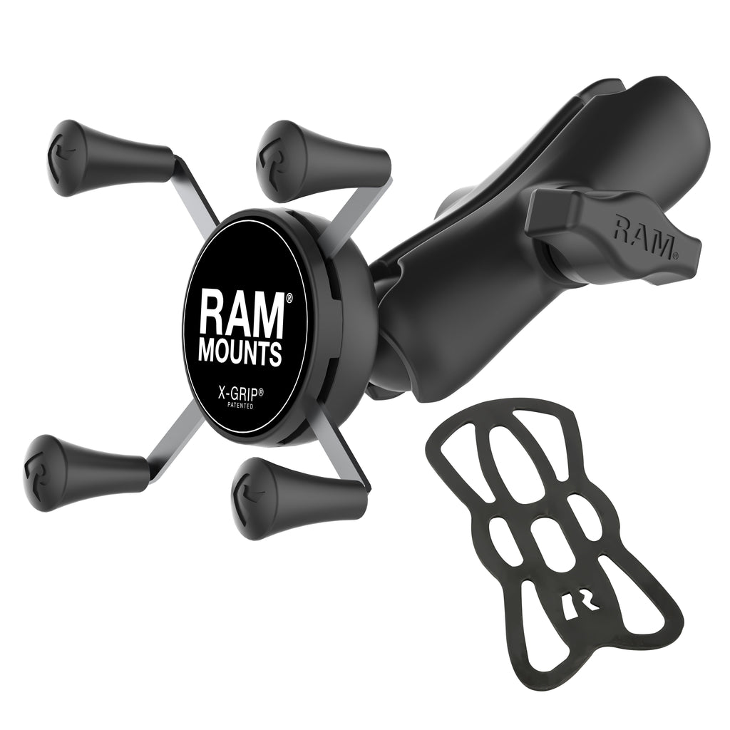 RAP-HOL-UN7B-201U:RAP-HOL-UN7B-201U_1:RAM® X-Grip® Phone Holder with Composite Double Socket Arm