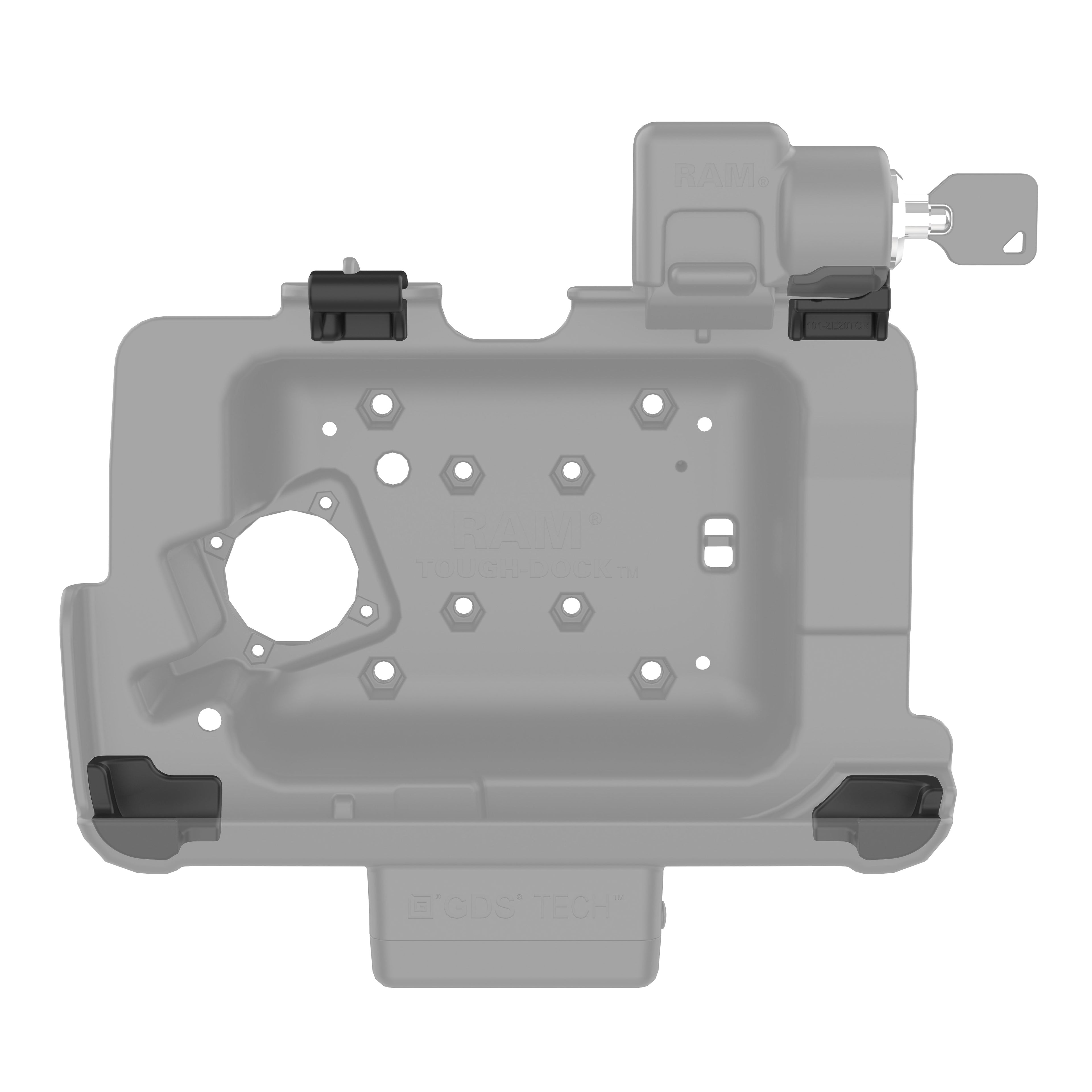 RAP-INSERT-ZE20LU:RAP-INSERT-ZE20LU_1:RAM® Inserts for Zebra ET4x 8" without Rugged Frame - Latch Docks