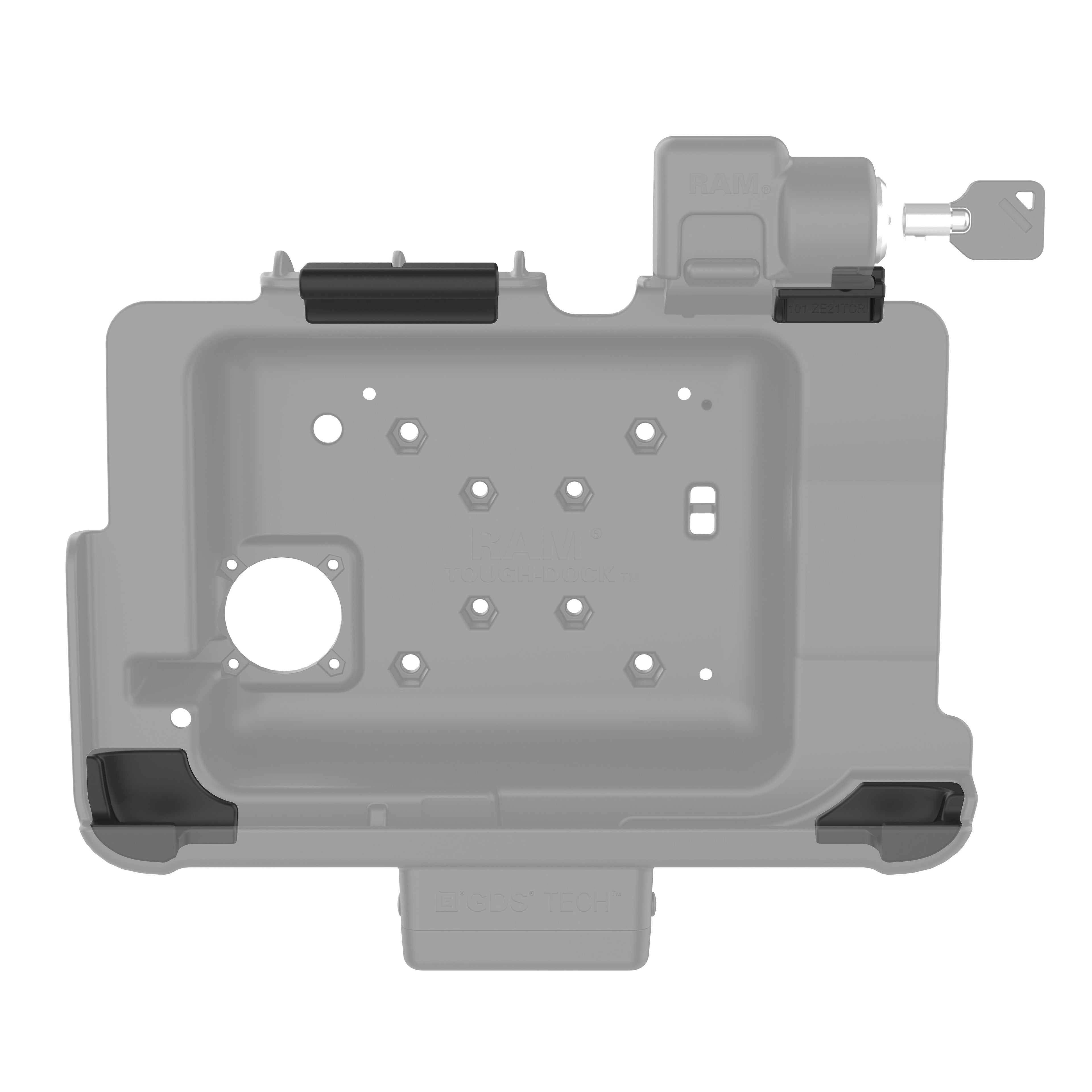 RAP-INSERT-ZE21LU:RAP-INSERT-ZE21LU_1:RAM® Inserts for Zebra ET4x 10" without Rugged Frame - Latch Docks