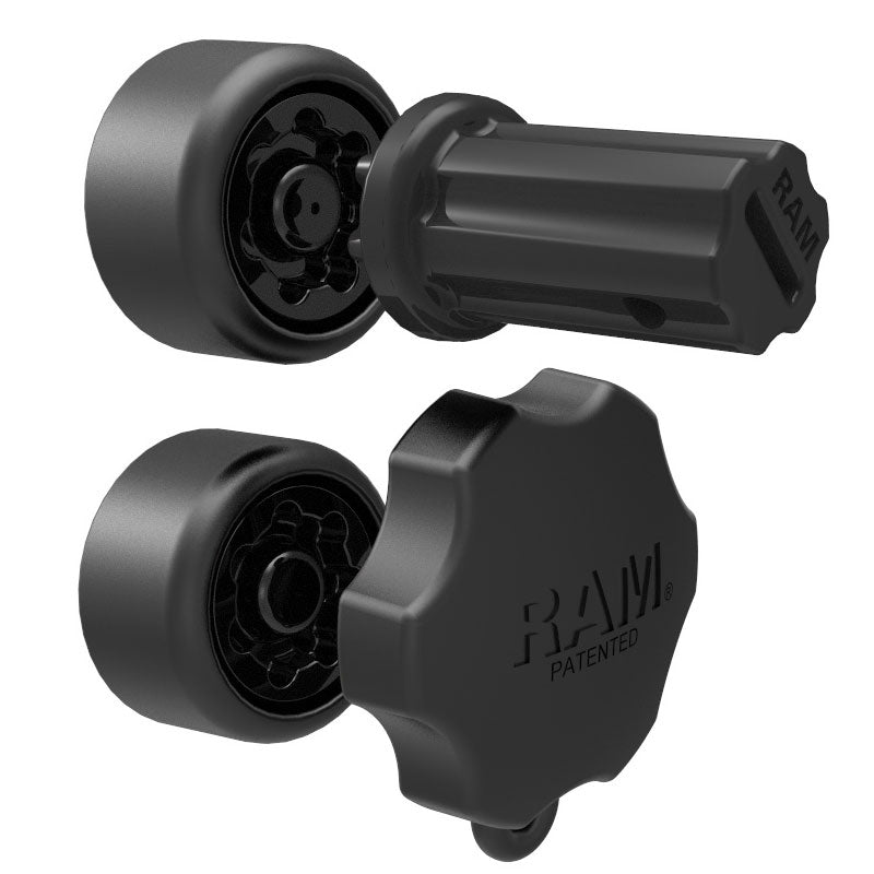 RAP-S-KNOB3-GU:RAP-S-KNOB3-GU_1:RAM® Pin-Lock™ Security Kit for B Size Socket Arms and Gimbal Brackets