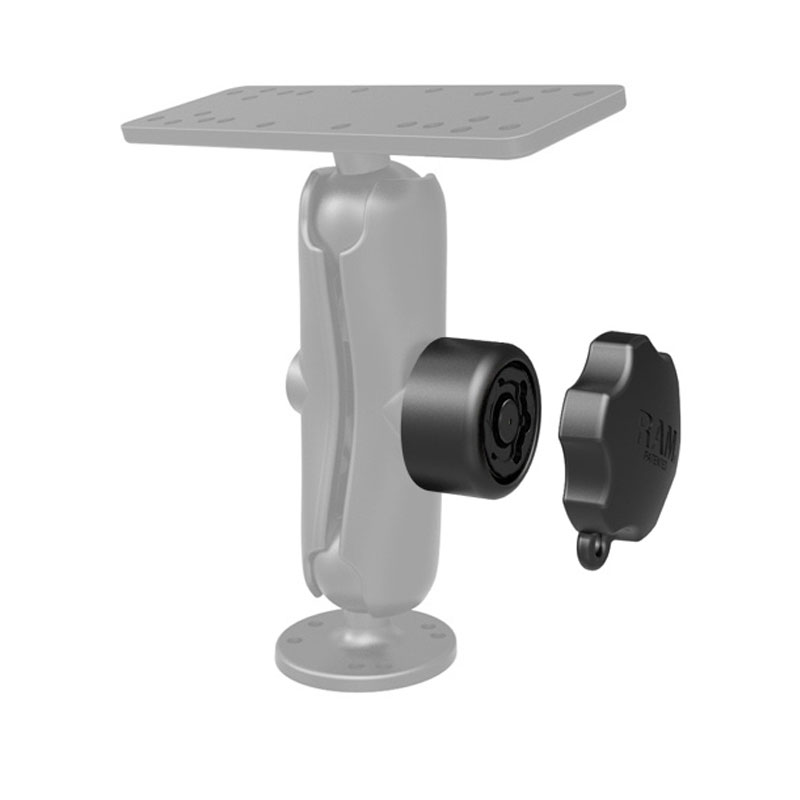 RAP-S-KNOB5-6U:RAP-S-KNOB5-6U_1:RAM® Pin-Lock™ 6-Pin Security Knob for C Size and Swing Arms