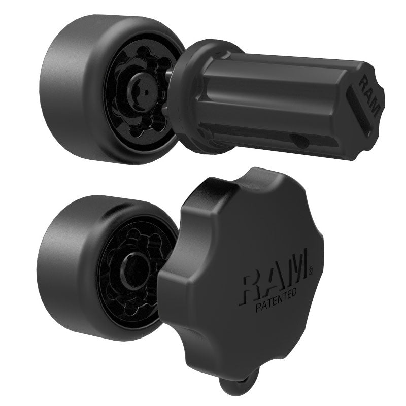 RAP-S-KNOB5-GU:RAP-S-KNOB5-GU_1:RAM® Pin-Lock™ Security Kit for C Size Socket Arms and Gimbal Brackets