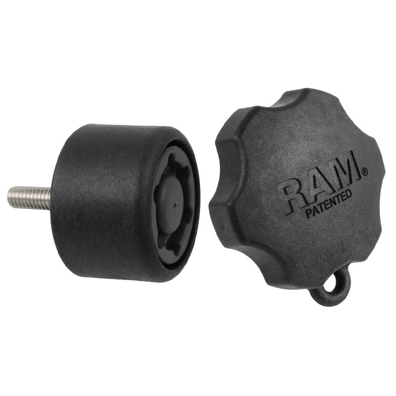 RAP-S-KNOB7-6U:RAP-S-KNOB7-6U_1:RAM® Pin-Lock™ 6-Pin Security Knob for Swing Arm Gimbal Plates